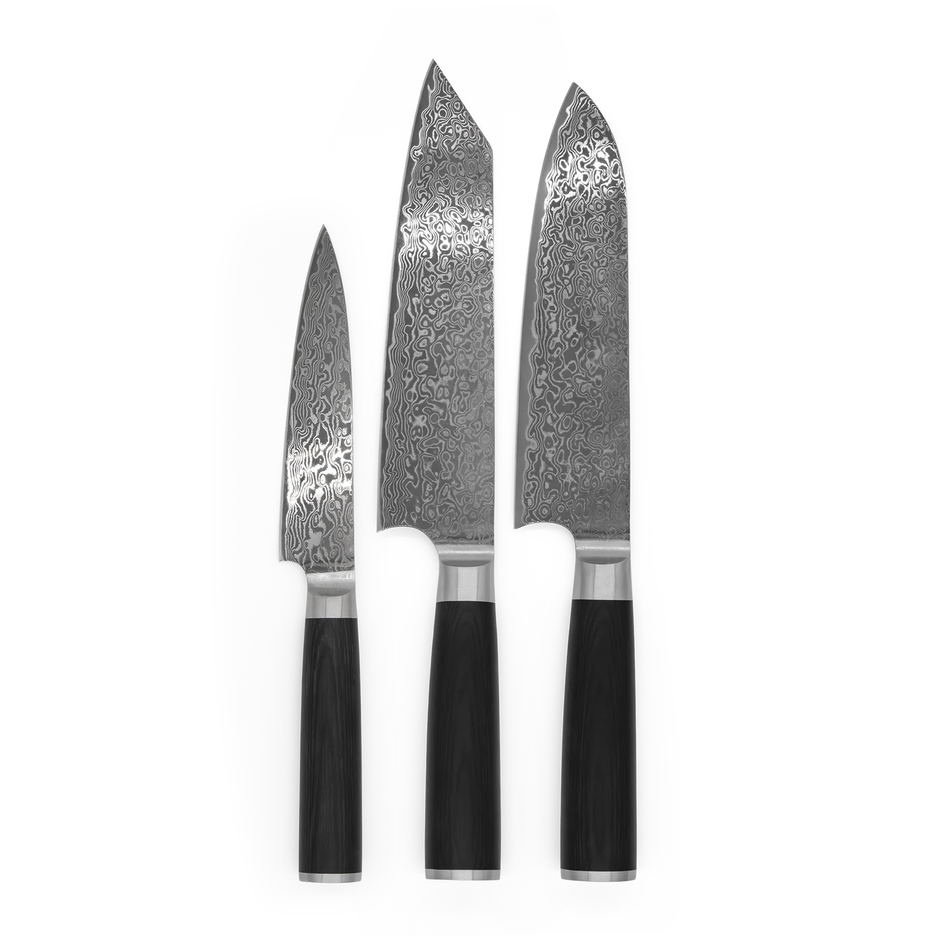 FIVI Damastmesser Set 3 Teilig